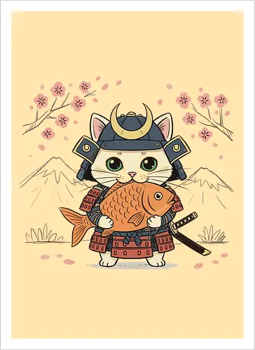 Samurai Cat and the Golden Catch