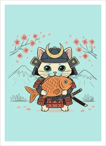Samurai Cat and the Golden Catch