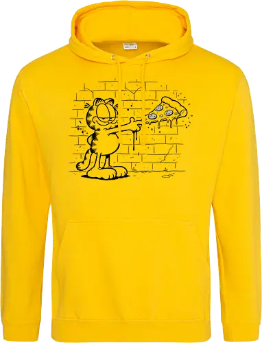 Graffiti Orange Cat's Slice