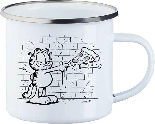 Graffiti Orange Cat's Slice
