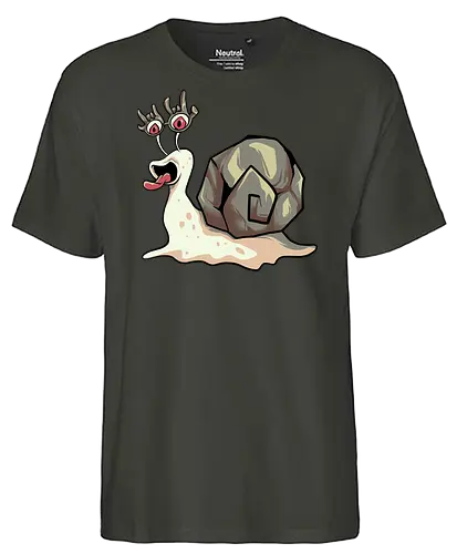 slow rock  - snail, slow rock, slow, cool, fun, funny, parody, animal, comedy, music - Fairtrade T-Shirt
