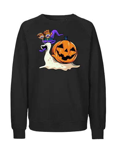 slowcus pocus  - snail, slow rock, slow, cool, fun, funny, parody, animal, comedy, music, horror, halloween - Fairtrade Sweatshirt