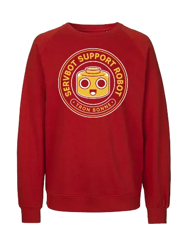 Servbot Vintage Crest - Gaming, dead rising, frank west, tron bonne, zombrex, servbot, video game, gaming, gamer, survival horror, willamette parkview mall, Horror, biohazard, megaman, arcade - Fairtrade Sweatshirt