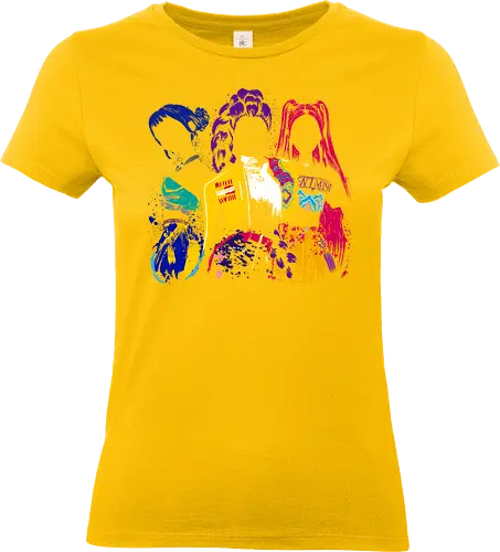 Hunters behind the shadows - kpop, saja boys, rumi, zoey, mira, demon hunters, music, movies - Standard T-Shirt (Women)