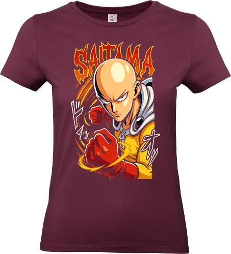 Serious Punch Man - One-Punch Man, Serious Punch, Caped Baldy, anime, manga, hero, fan art, t-shirt design, art print, cool anime art, geek art, stylish, overpowered, Shonen, action graphic - Standard T-Shirt (Women)