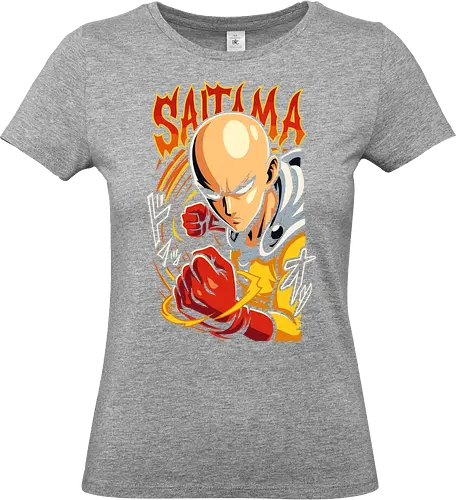 Serious Punch Man - One-Punch Man, Serious Punch, Caped Baldy, anime, manga, hero, fan art, t-shirt design, art print, cool anime art, geek art, stylish, overpowered, Shonen, action graphic - Standard T-Shirt (Women)