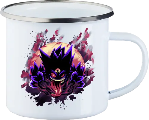 Mega Poison Ghost - Pocket, Mega Gengar, Poison, Ghost - Enamel Mug