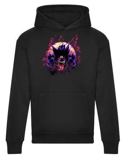Mega Poison Ghost - Pocket, Mega Gengar, Poison, Ghost - Heavyweight Hoodie