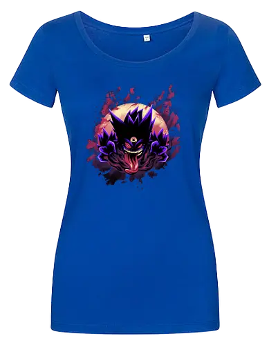 Mega Poison Ghost - Pocket, Mega Gengar, Poison, Ghost - Women T-Shirt