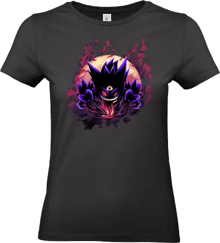 Mega Poison Ghost - Pocket, Mega Gengar, Poison, Ghost - Standard T-Shirt (Women)