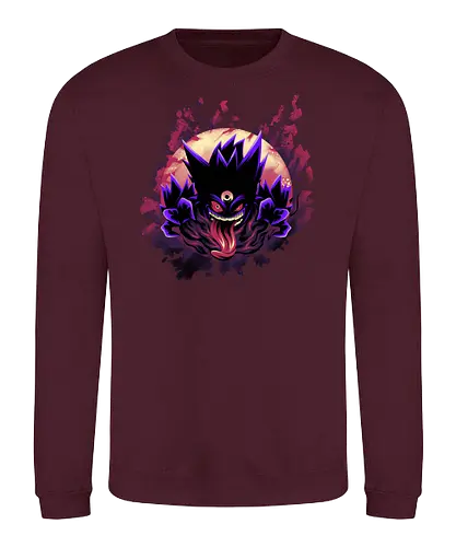 Mega Poison Ghost - Pocket, Mega Gengar, Poison, Ghost - Sweatshirt