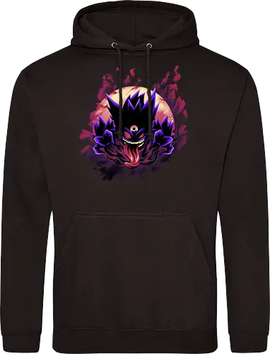 Mega Poison Ghost - Pocket, Mega Gengar, Poison, Ghost - Standard Hoodie