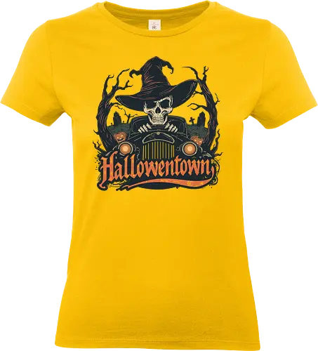 Halloweentown  – Spooky Cozy Autumn Vibes - halloweentown, halloween, spooky, magic, witch, pumpkin, ghost, cozy, autumn, fall, horror, witchy, gothic, moon, vibes - Standard T-Shirt (Women)