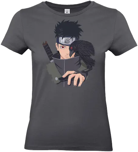 Shisui Uchiha: The Flash Illusionist - Shisui Uchiha, Sharingan, Uchiha Clan, Shinobi, anime, manga, crow, genjutsu, Kotoamatsukami, fan art, t-shirt design, art print, cool anime art, geek art, Konoha, ninja - Standard T-Shirt (Women)