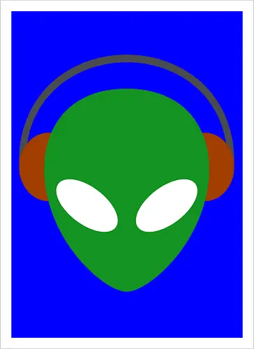 Alien Music Art