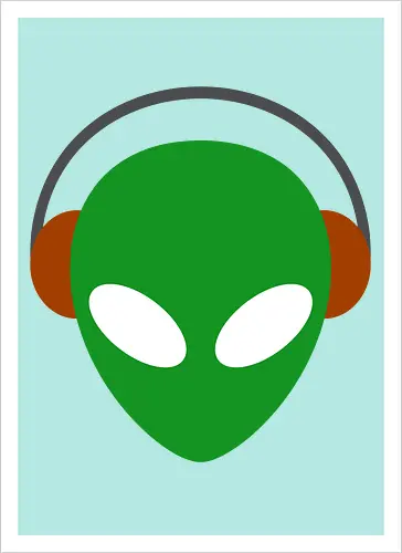 Alien Music Art