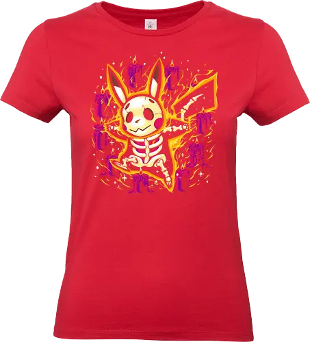 Electric Spooky - Pocket, Pokémon Go, Pokémon art, Pokémon community, Mouse, Pikachu Power, Pikachu cosplay, letsgopikachu, pikachulove, shiny Pikachu, Pikachu memes, Halloween, spooky horror, Halloween Pikachu, spooky Pikachu - Standard T-Shirt (Women)