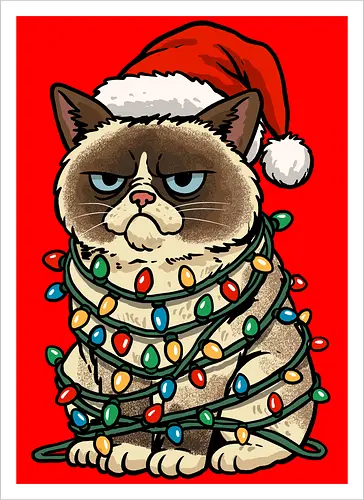 Jolly Christmas Cat