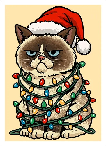 Jolly Christmas Cat