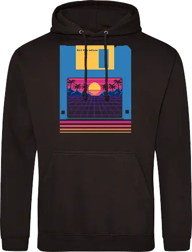 Bit Paradise Retro Sunset Floppy Disk