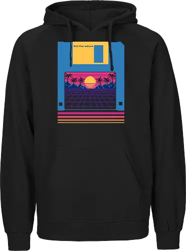Bit Paradise Retro Sunset Floppy Disk