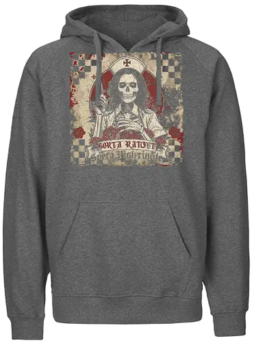Ratchet Nightingale Skeleton Nurse Halloween - ratchet nurse, nightingale skeleton, halloween nurse, spooky nurse, creepy skeleton, funny nurse costume, gothic nurse, dark humor halloween, spooky season, skeleton nurse outfit, horror nurse, halloween aesthetic, nurse halloween party, edgy nurse design, creepy cute - Fairtrade Hoodie