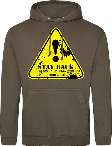 social distance sign