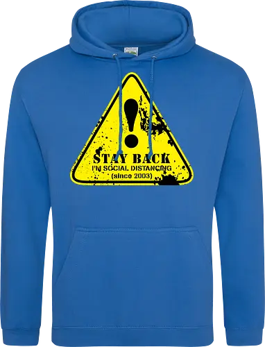 social distance sign 