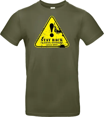 social distance sign