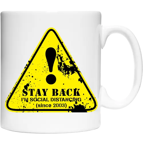 social distance sign