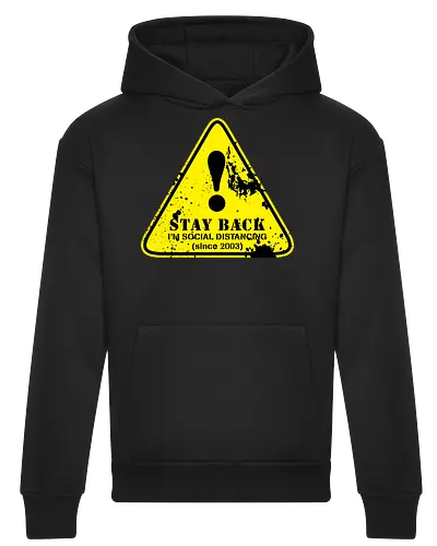 social distance sign