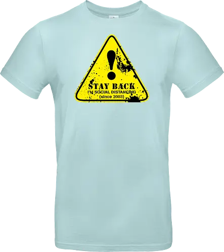 social distance sign