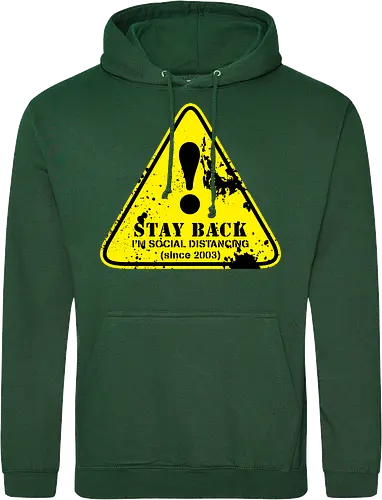 social distance sign