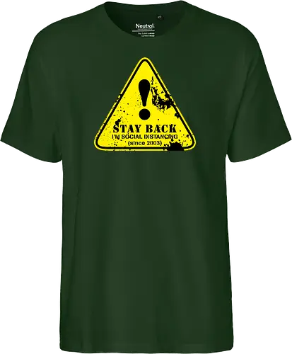 social distance sign