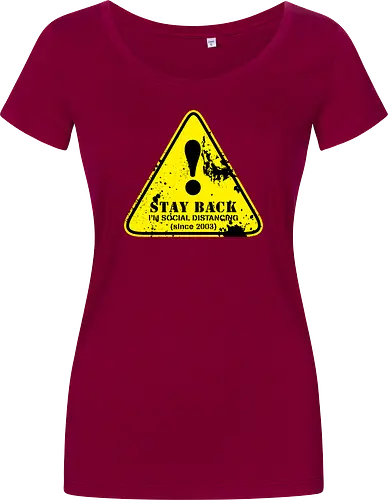 social distance sign 