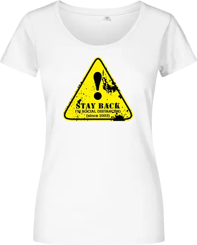 social distance sign 