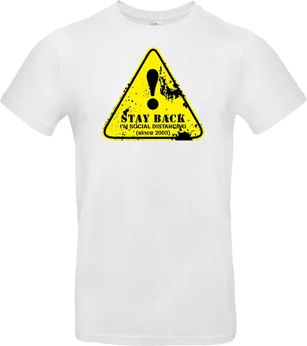 social distance sign