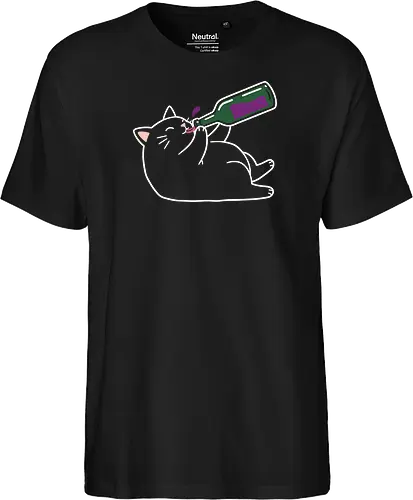 Tipsy Kitty (Wine Drinking Cat)