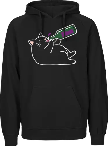 Tipsy Kitty (Wine Drinking Cat)