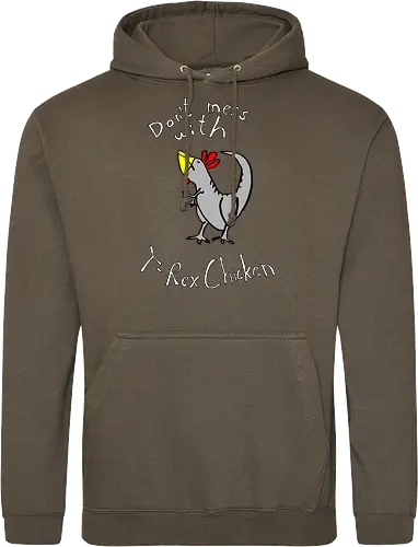 T-Rex-Chicken - Dinosaurier, T-Rex, Vögel, Hühner, Evolution - Standard Hoodie