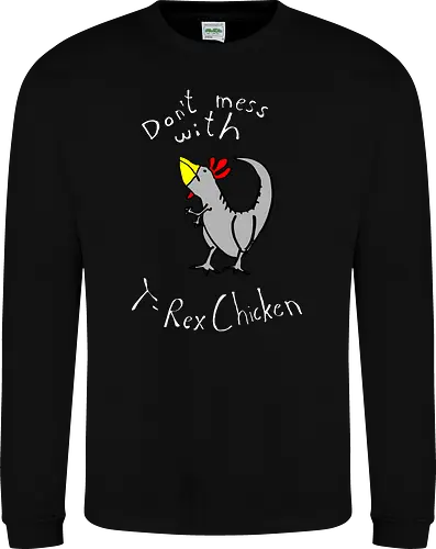 T-Rex-Chicken - Dinosaurier, T-Rex, Vögel, Hühner, Evolution - Sweatshirt