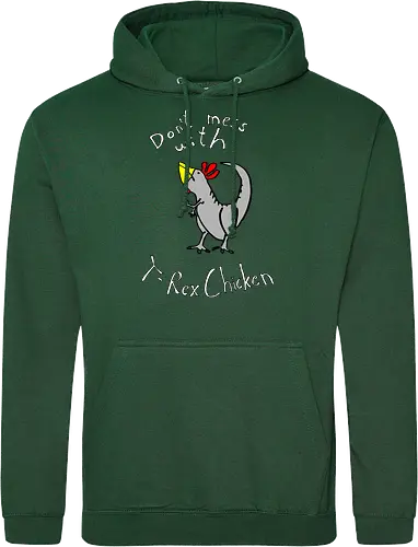 T-Rex-Chicken - Dinosaurier, T-Rex, Vögel, Hühner, Evolution - Standard Hoodie