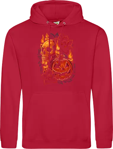 Dark Skull Pumpkin Halloween