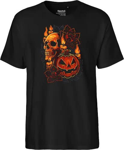 Dark Skull Pumpkin Halloween