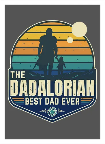 The Dadalorian - Best Dad Ever blue