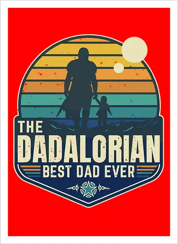 The Dadalorian - Best Dad Ever blue