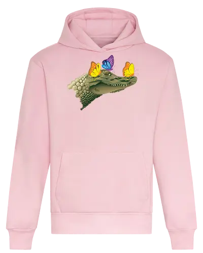 Ferocious & Fabulous - Kaiman, Krokodil, Alligator, Schmetterlinge, Wildtiere, Natur, Ferocious, Fabulous, lustig, Tiere - Heavyweight Hoodie