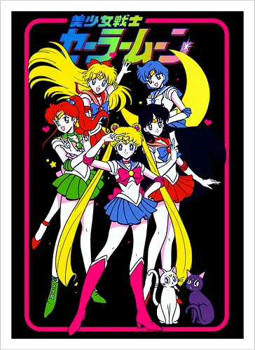 Chibiusa Sailor Poster – Niedliches Retro-Anime-Wandbild für Magical-Girl-Fans