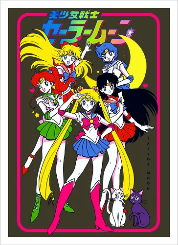 Chibiusa Sailor Poster – Niedliches Retro-Anime-Wandbild für Magical-Girl-Fans