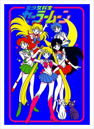 Chibiusa Sailor Poster – Niedliches Retro-Anime-Wandbild für Magical-Girl-Fans